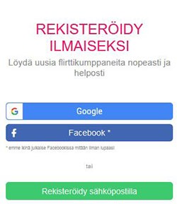 Rekisteroitymisprosessi